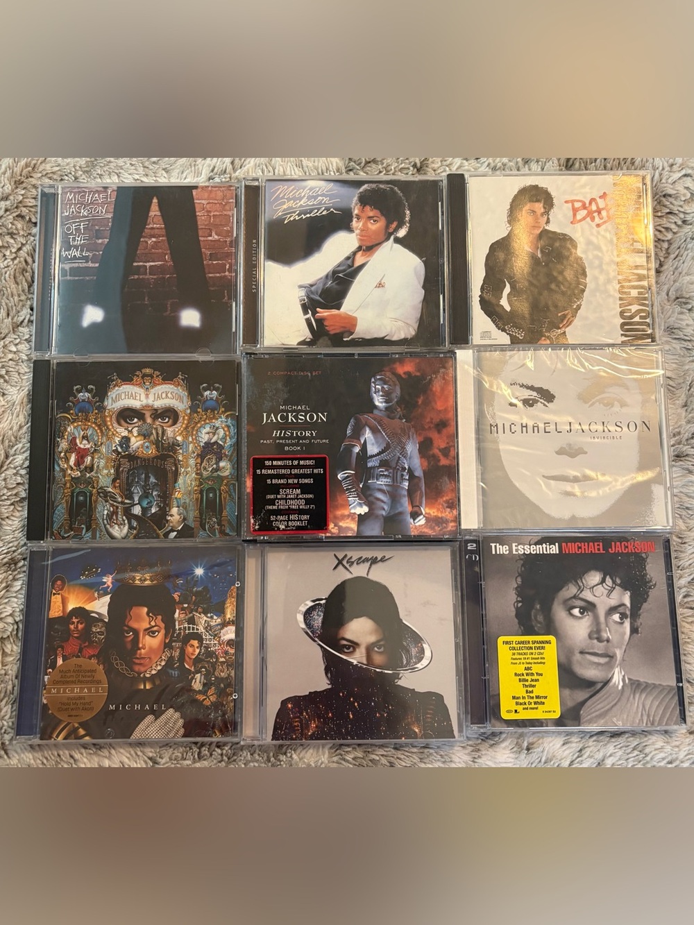 ULTIMATE MICHAEL JACKSON EPIC STUDIO ALBUM CD BUNDLE COLLECTION (11 Discs) VG +